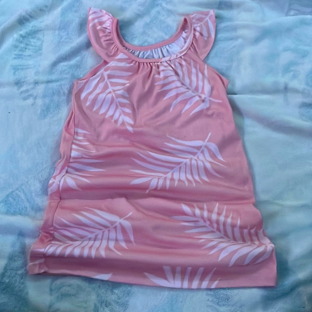 Pink night gown 6x girls never worn